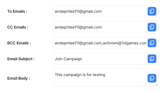 Email Template